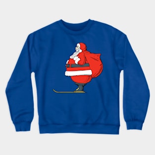 Santa Claus is Going to Ski! Crewneck Sweatshirt